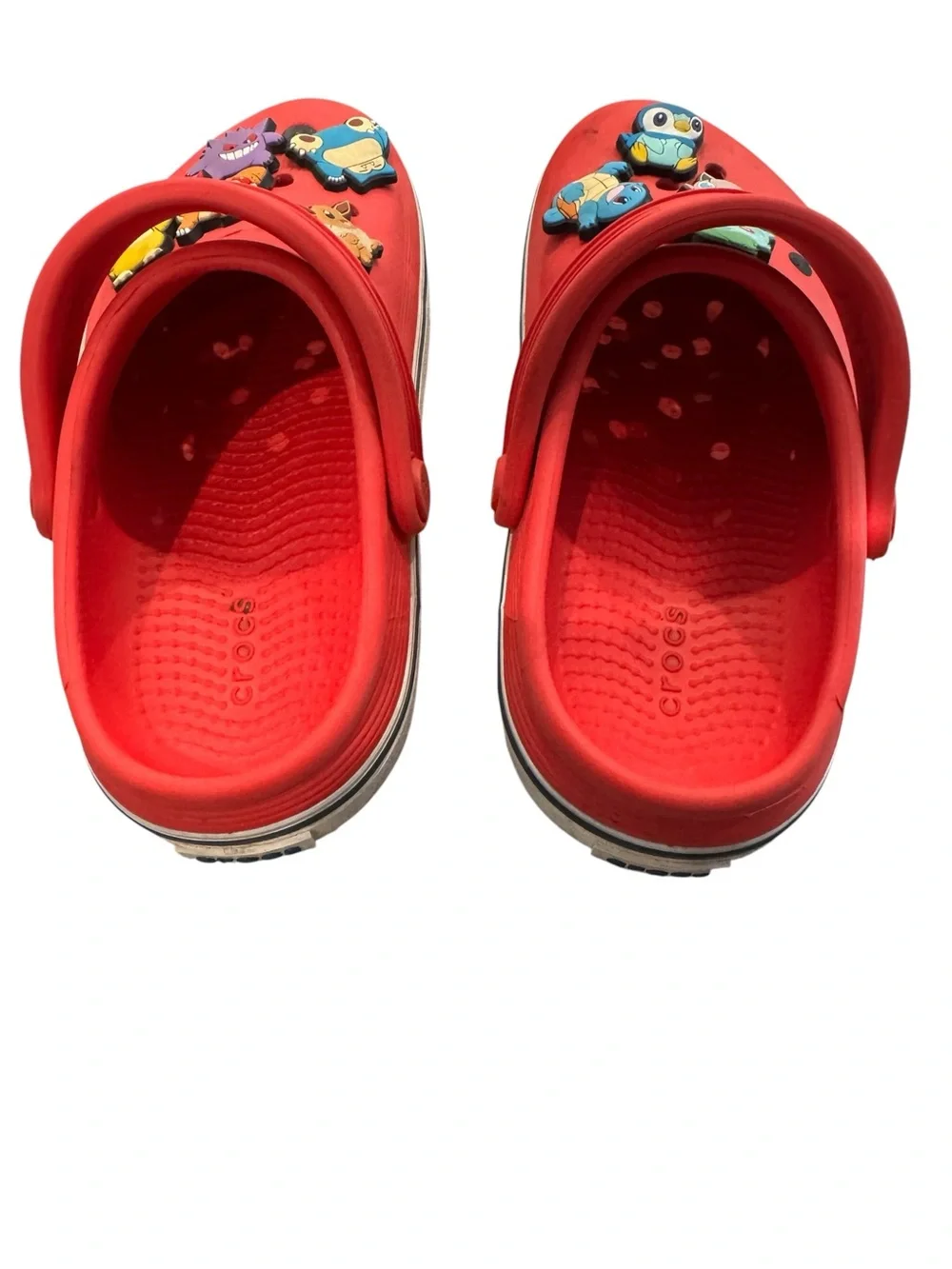 CROCS Kids Clogs with Pokémon Jibbitz — Red kids 13